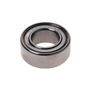 Steel ball bearing with central hollow bore and "THAILAND" text stamped on outer ring.