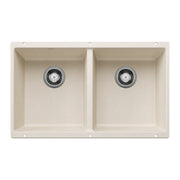 Blanco 527401: Precis Equal Double Bowl Sink - Soft White
