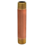 Legend Valve 1" x 4" No Lead Nipple in Red Brass - 311-106