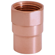 Legend Valve 3/8"" x 1/4" (ID) 1/2 x 1/4(OD) Copper Reducing FNPT Adapter, Reducing C x FNPT - 450-720
