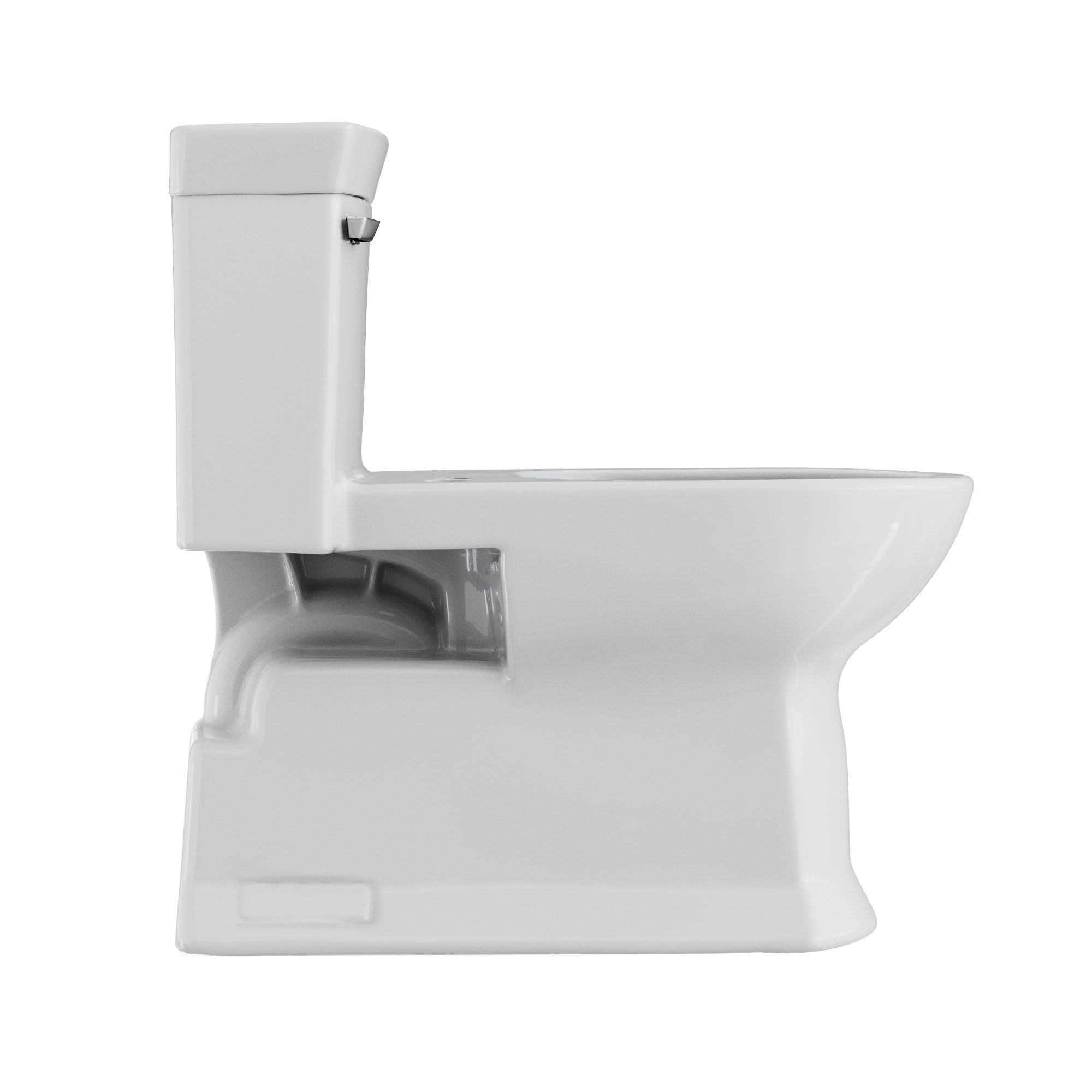 Toto Soiree One Piece Elongated Auto Flush Washlet+ Ready Universal Height Toilet with CEFIONTECT 1.28 GPF Less Seat in Cotton White