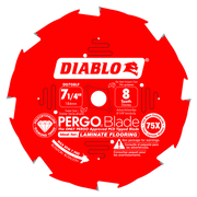 Diablo D0708LF 7-1/4 in. x 8 Tooth (PCD) Laminate Flooring PERGOBlade
