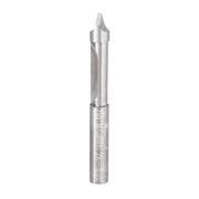 Silver metal panel pilot bit with pointed tip and cylindrical shank marked with Freud branding.
