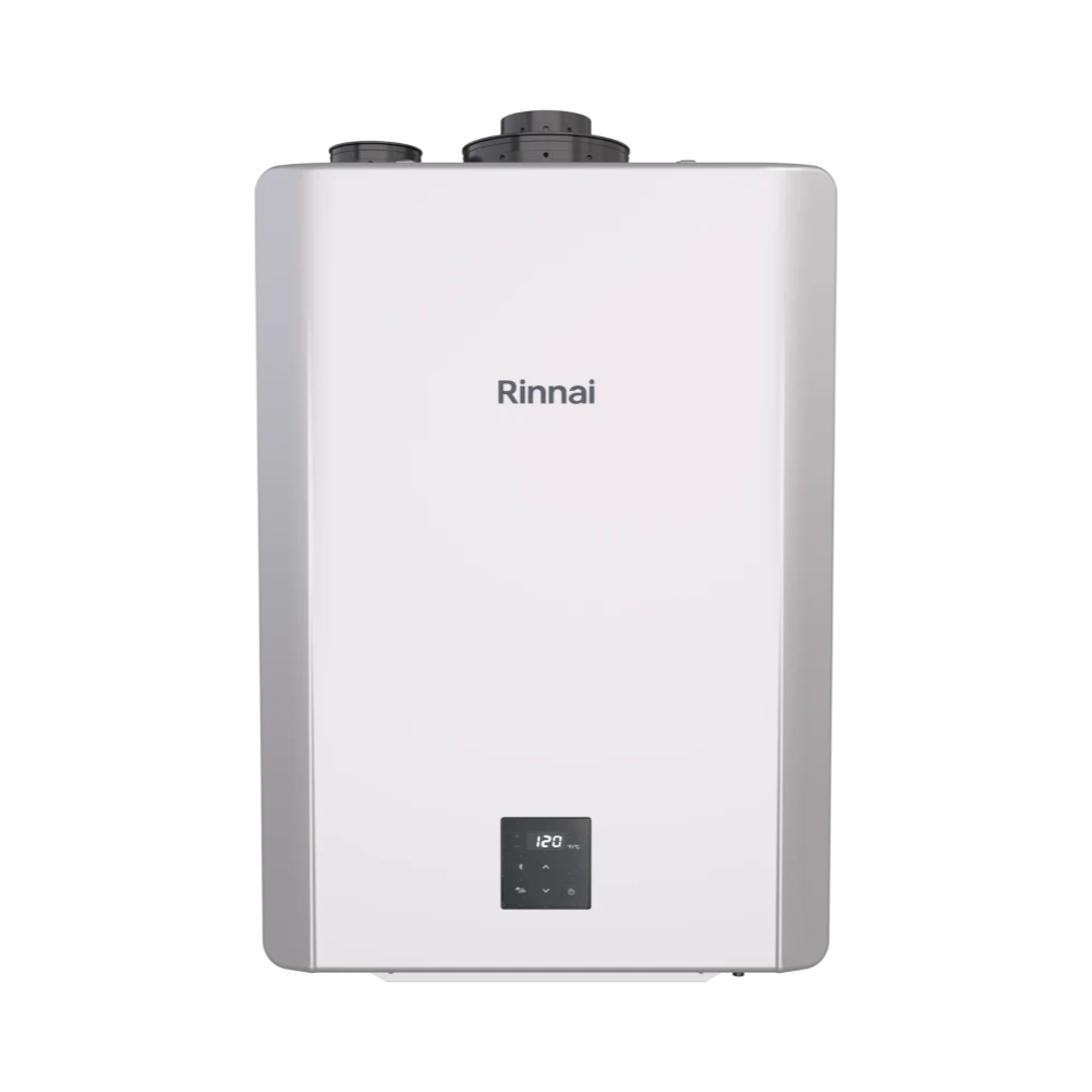 Rinnai RX Series 11.1 GPM 199,000 BTU Indoor Outdoor Condensing Tankless Water Heater with Integrated Pump - RXP199IN
