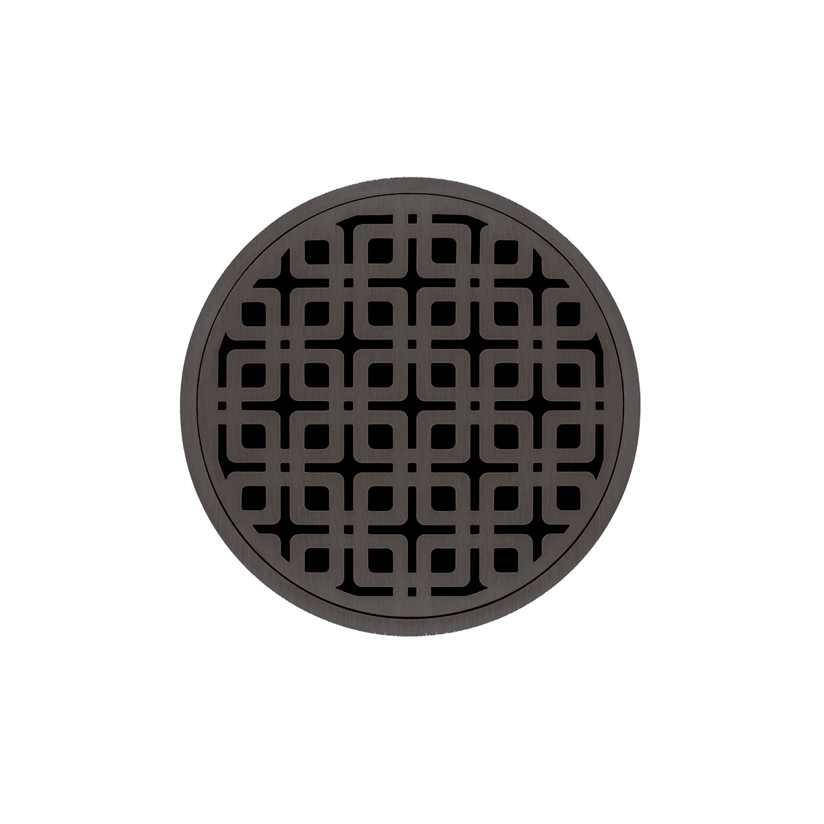 Infinity Drain 5" Round RKDB 5-P ORB Center Drain Kit: Oil Rubbed Bronze