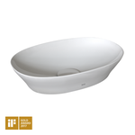 Toto Kiwami 16 Inch Vessel Bathroom Sink with CeFiONtect - Cotton White - LT473G#01