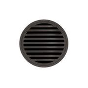Infinity Drain 5" Round RND 5-2I ORB Center Drain Kit: Oil Rubbed Bronze