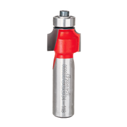 Freud rounding over router bit with red cutting head and metal shaft labeled "34-118".