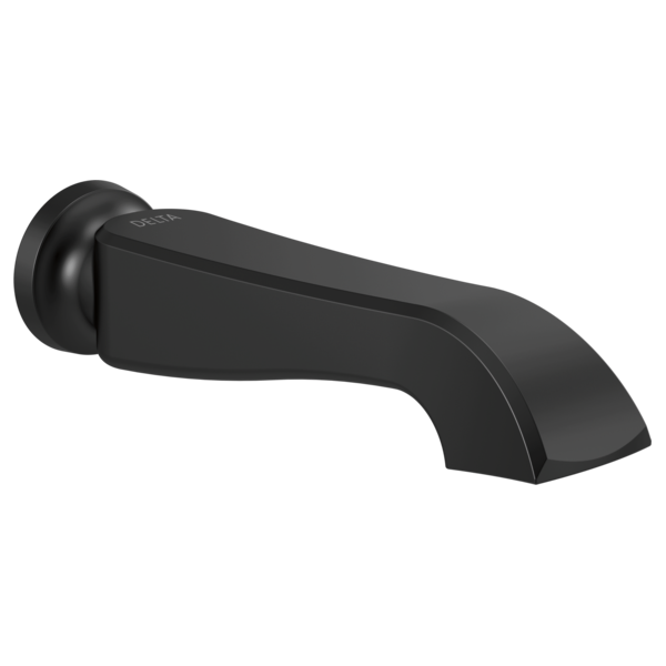 Delta Dorval RP100197BL Non-Diverter Tub Spout in Matte Black Finish