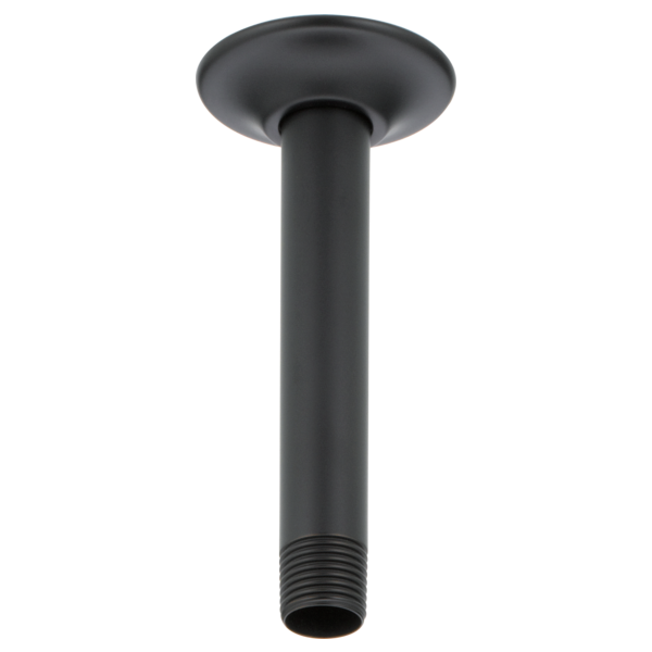 Brizo RP48985BL Universal Showering 6" Ceiling Mount Shower Arm And Round Flange: Matte Black