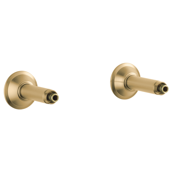 Brizo RP73764GL Traditional WALL MOUNT TUB FILLER UNIONS: Luxe Gold