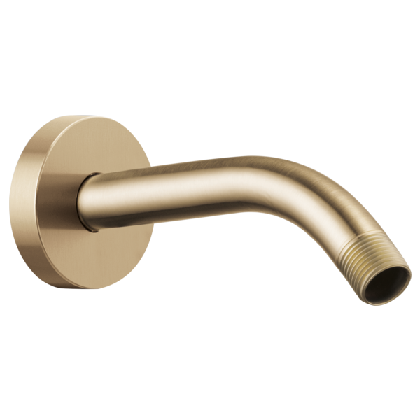 Brizo RP74751GL Universal Showering 7" Linear Round Wall Mount Shower Arm And Flange: Luxe Gold
