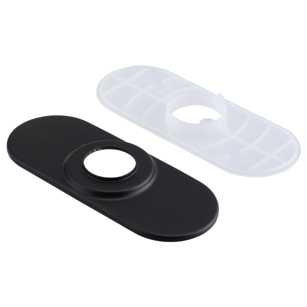 Delta RP77702BL Escutcheon & Gasket - Transitional / Contemporary Bar in Matte Black Finish