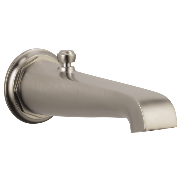 Brizo RP78581NK Rook Tub Spout - Pull-up Diverter: Luxe Nickel