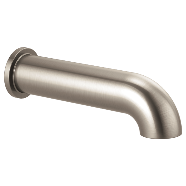 Brizo RP81435NK Universal Showering Linear Round Non-Diverter Tub Spout: Luxe Nickel