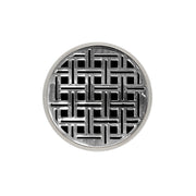 Infinity Drain 5" Round RVD 5-3P PS Center Drain Kit: Polished Stainless