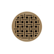 Infinity Drain 5" Round RVD 5-3I SB Center Drain Kit: Satin Bronze