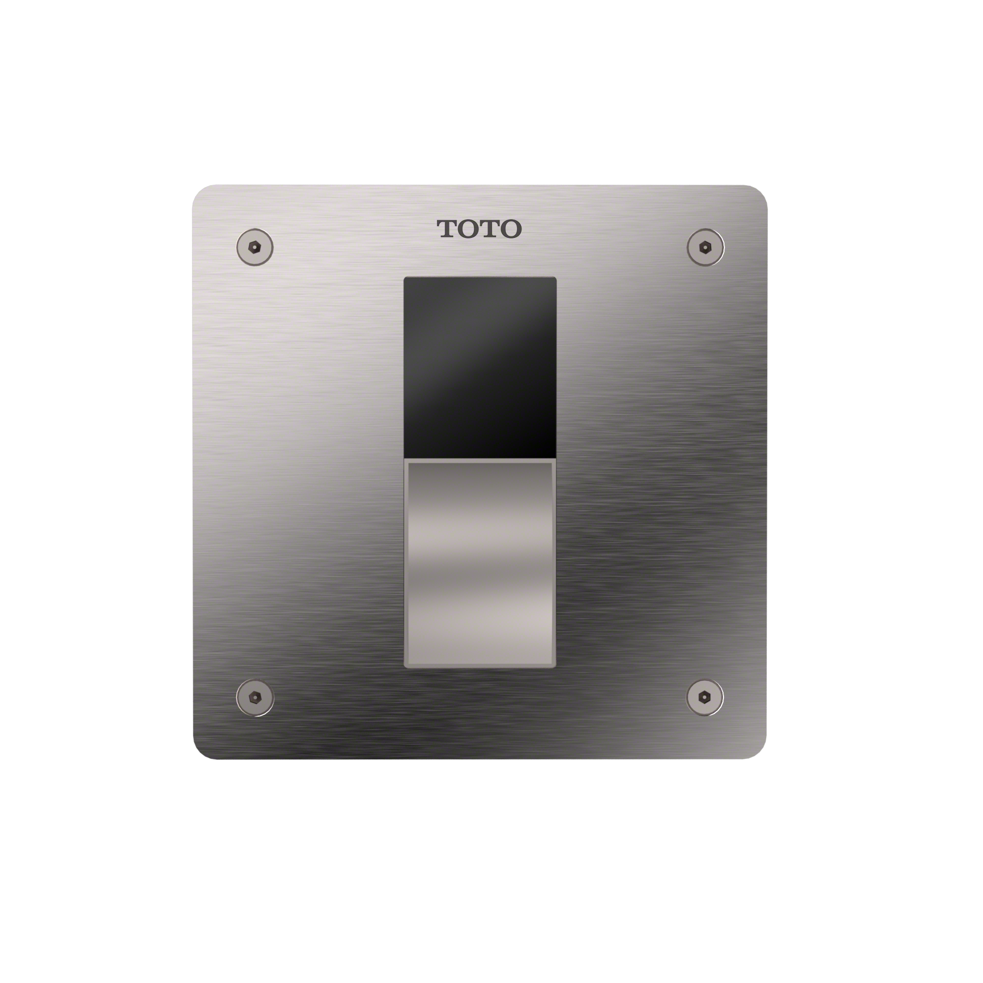 Toto Ecopower Touchless 1.6 GPF Concealed Toilet Flush Valve With 4X4 Cover Plate, Polished Chrome - TET3GB#SS
