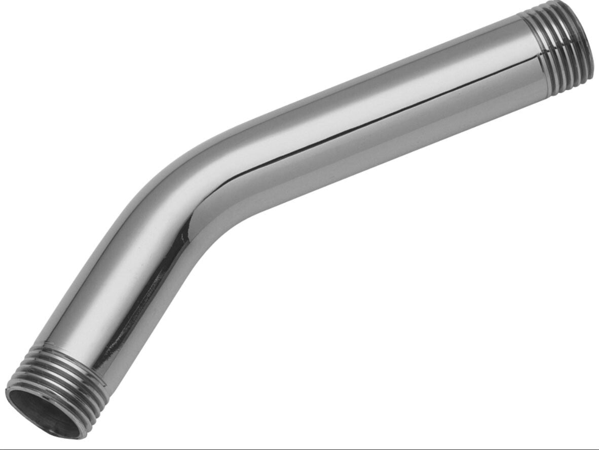 California Faucets 6" Brass Shower Arm in Satin Nickel - 9103-SN