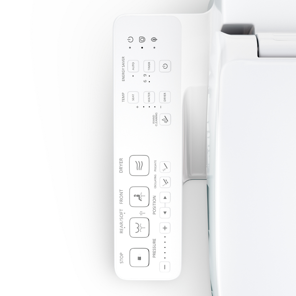 TOTO Washlet S1 Elongated Bidet Seat - Cotton