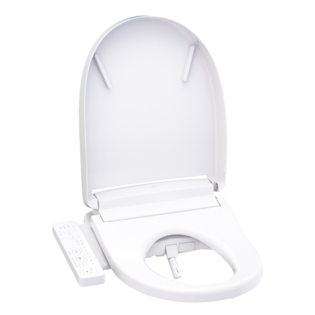 Toto S2 Washlet with Remote - Round in Cotton White