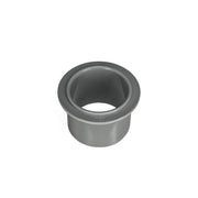 Gray cylindrical drain component with threaded base and open top, marked "S 50".