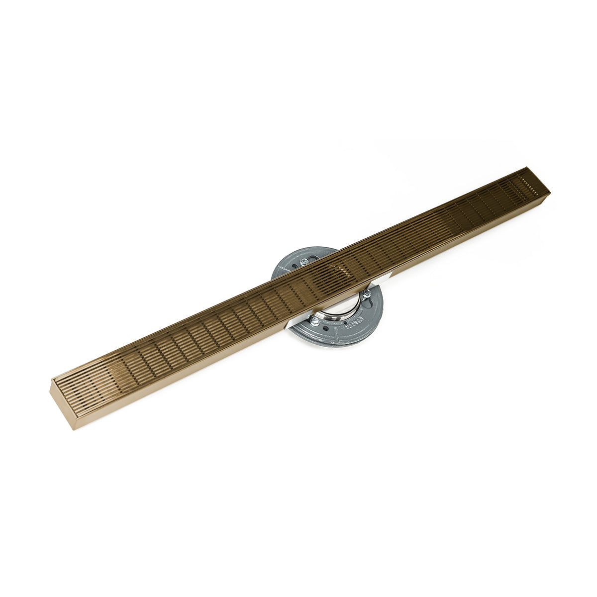 Infinity Drain 48" SAS 9948-P SB Linear Drain Kit: Satin Bronze