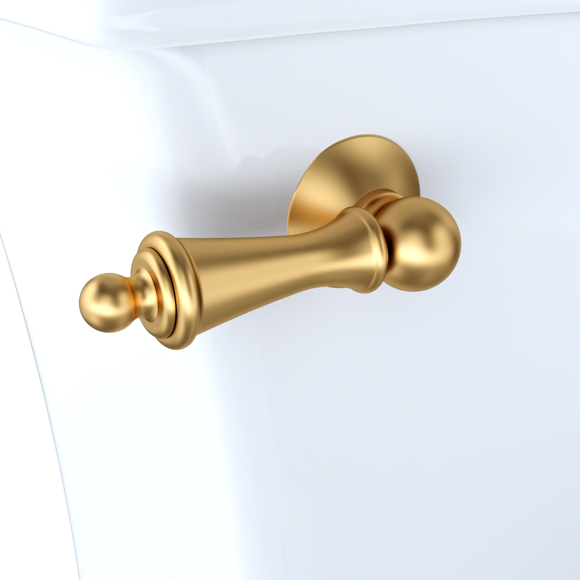 Toto Trip Lever - Satin Brass For Clayton Toilet