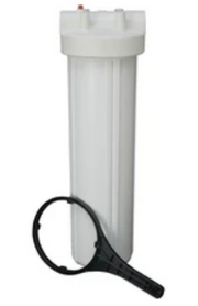 Sterling Water Treatment Housing for 4.5 inch by 10 inch Cartridge with 1 inch Ports, Includes Wrench and Mounting Bracket - HJ10-1K