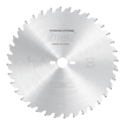 Freud 300mm carbide-tipped circular saw blade with gray teeth around perimeter and center arbor hole.