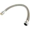Sharkbite 1 in. Push-to-Connect x 1 in. FIP x 24 in. Corrugated Water Softener Connector in Stainless Steel - SS3094FLEX24LF