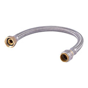 Sharkbite 1 in. Push-to-Connect x 1 in. FIP x 24 in. Corrugated Water Softener Connector in Stainless Steel - SS3094FLEX24LF