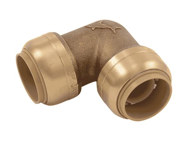 Sharkbite U256LF 3/4" Brass Push 90 Elbow - 6 Pack