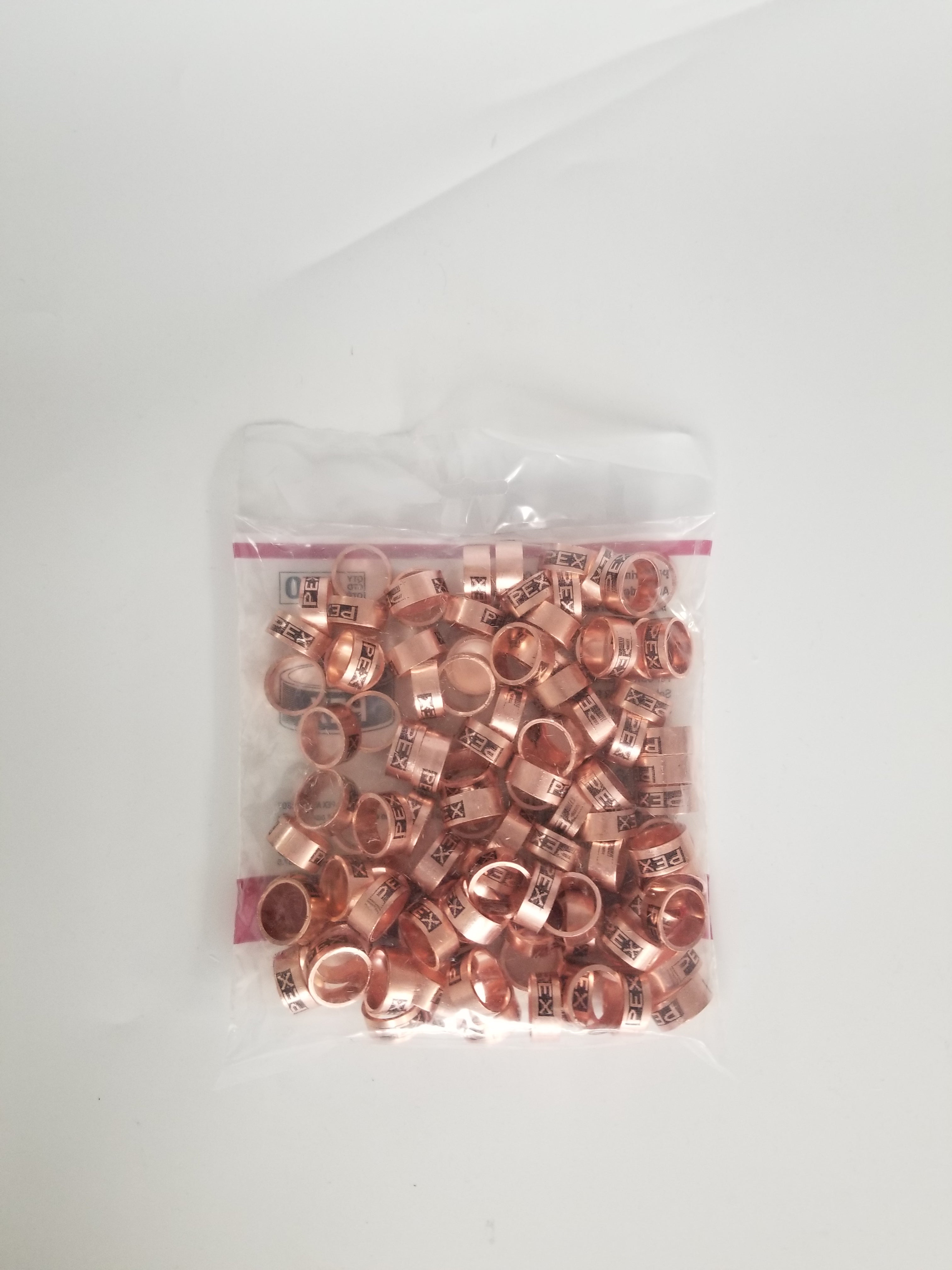 Sioux Chief 1/2" Copper Pex Ring - 100 Pack