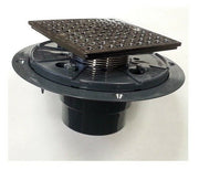 SIOUX CHIEF 821-2PQCP Shower Drain Ring and Square Strainer: Chrome Plated