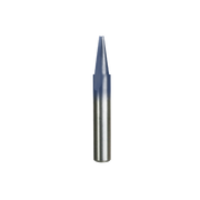 Freud 70-103 V-groove engraving bit with pointed tip and metallic shank against white background.