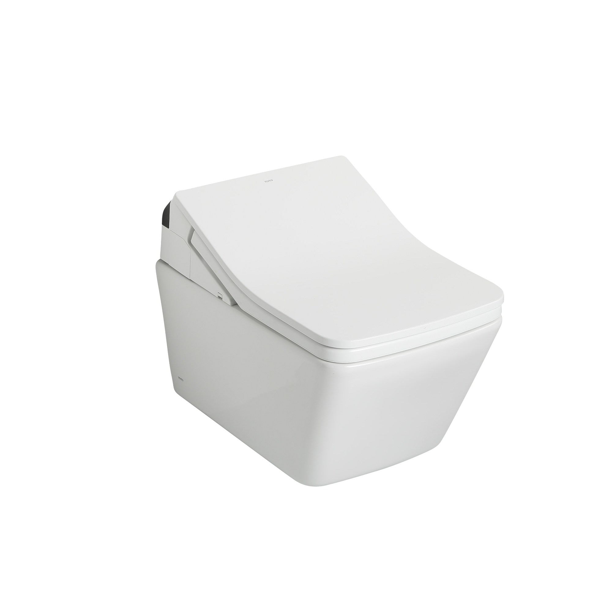 Toto SX Square Auto Flush Washlet+ Electronic Bidet Toilet Seat in Cotton White