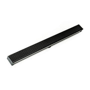 Infinity Drain 48" S-LT 6548 BK Linear Drain Kit: Matte Black