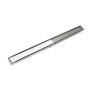 Infinity Drain 60" S-LTIFAS 6560 SS Linear Drain Kit: Satin Stainless