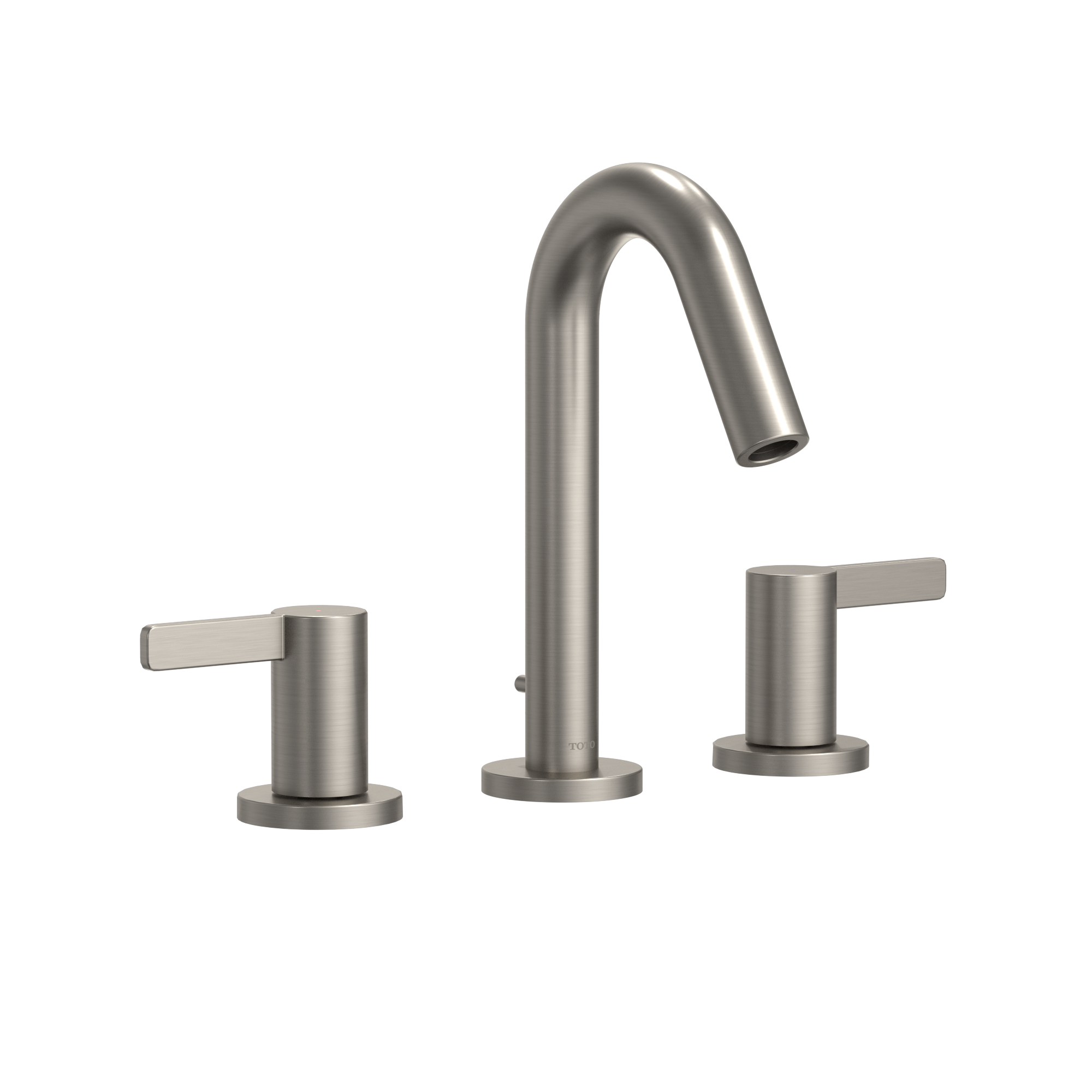 Toto GF Series 1.2 GPM Two Lever Handle Widespread Bathroom Sink Faucet, Brushed Nickel