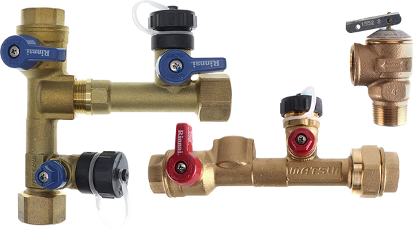 Rinnai Dedicated Return with Isolation Valves And PRV - 107000639