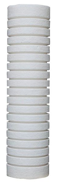 Sterling Water Treatment GB Series 4.5 inch x 10 inch Grooved Poly-Bonded 10 Micron Filter - GBJ1010