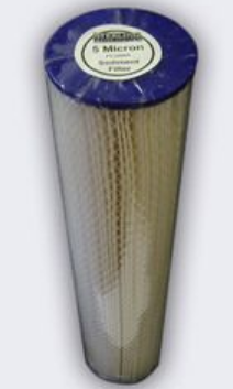 Sterling Water Treatment PBJ Series 4.5 inch by 10 inch Poly-Bonded Sediment Cartridge, 20 Micron Rating - Case of 9 - PBJ1020-9