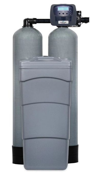 Sterling Water Treatment PTS1 Series Twin Tank Electronic Water Softener System with 75,000 Grain Capacity - PTS1-75