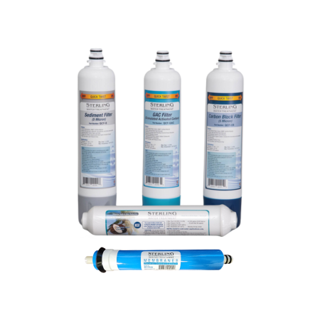 Sterling Water Treatment QC Series Reverse Osmosis Filter Replacement for QCRO-50, QCRO-PUMP - ROQC-B