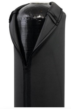 Sterling Water Treatment Water Softener Tank Jacket, 12 inch by 52 inch in Black - TJZ1252-BK