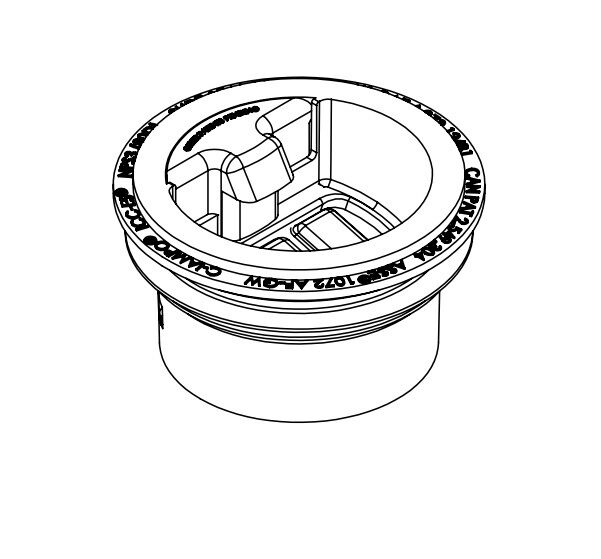 SureSeal SS2009 Trap Sealer 2 Inch Inline Floor Drain