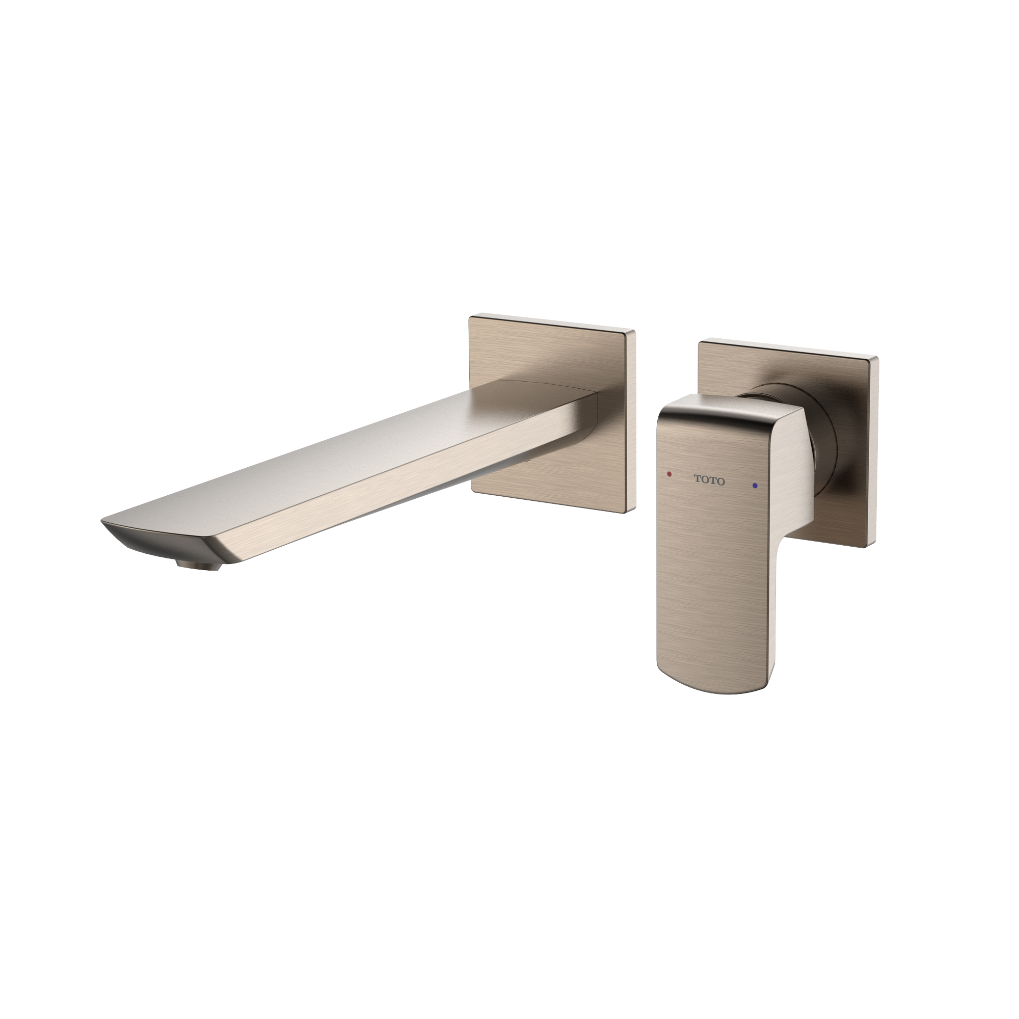Toto GR 1.2 GPM Wall-Mount Single-Handle Bathroom Faucet with COMFORT GLIDE Technology, Brushed Nickel - TLG02311U#BN