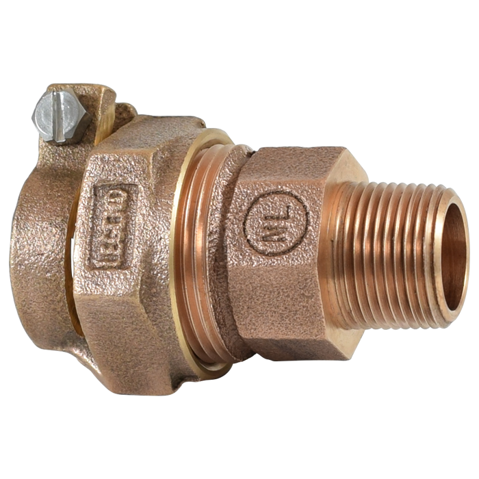 Legend Valve 3/4" T-4111NL No Lead Connection MNPT x Extra Strong Coupling in Bronze - 313-615NL