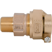Legend Valve 1" T-4300NL No Lead Pack Joint (CTS)x MNPT Coupling in Bronze - 313-205NL